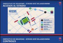 Copa Sudamericana: operativo de seguridad para Tigre – Alianza Atlético (Per).