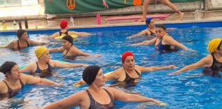 Con el lema “Aqua en acción”, el Municipio de Tigre realizó una nueva Masterclass de Aquagym en Don Torcuato