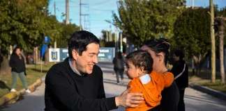 Nardini inauguró nuevas cuadras de pavimento en el Barrio Iparraguirre