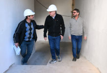 Fortalecimiento cultural: Julio Zamora recorrió el futuro Teatro Municipal de El Talar