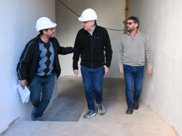 Fortalecimiento cultural: Julio Zamora recorrió el futuro Teatro Municipal de El Talar