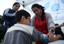 Operativos de salud en clubes barriales de San Miguel