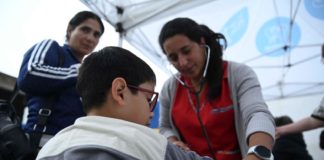 Operativos de salud en clubes barriales de San Miguel