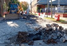 Avanza el plan integral de reparación de calles y veredas en San Isidro