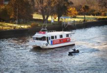 Calendario del Catamarán Sanitario para habitantes del Delta durante la primera quincena de mayo