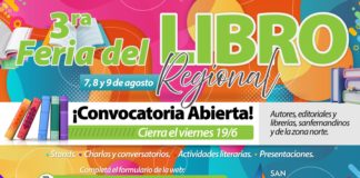 Nueva convocatoria de escritores, librerías y editoriales para la 3ra Feria del Libro de San Fernando