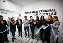 Nardini y Thea inauguraron la nueva sede del Tribunal de Cuentas en Los Polvorines