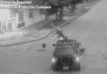 Imágenes sensibles de una motociclista que voló por el aire luego de un fuerte accidente vial en Don Torcuato
