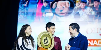 Nardini inauguró la 3ra edición de las Olimpiadas Malvinenses