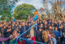 Juan Andreotti inauguró la Nueva Plaza “Padre Jorge Luis Lagazio”