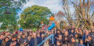 Juan Andreotti inauguró la Nueva Plaza “Padre Jorge Luis Lagazio”
