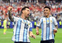 La Selección argentina le ganó 2-0 a Austria con un doblete de Messi