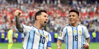 La Selección argentina le ganó 2-0 a Austria con un doblete de Messi