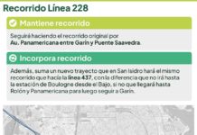 Comenzaron a funcionar los nuevos recorridos de colectivos en San Isidro