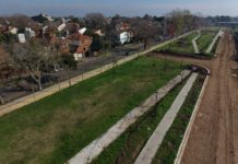 San Isidro: avanzan las obras del nuevo parque público de Boulogne