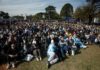 Más de 25 mil personas festejaron los goles de Messi en el Fan Fest organizado por la Ciudad