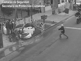 Imágenes sensibles de una imprudencia peatonal que casi termina en tragedia