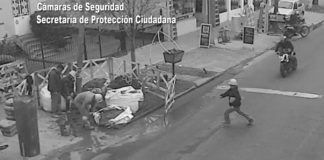 Imágenes sensibles de una imprudencia peatonal que casi termina en tragedia