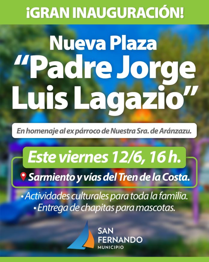 inauguracion plaza lagazio viernes 12junio