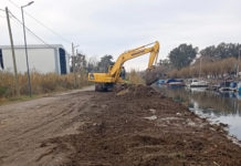 El Municipio de Tigre realiza trabajos de mantenimiento en Dique Luján