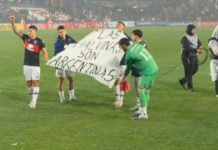 Tigre podría ser sancionado por la exhibición de la bandera sobre Malvinas