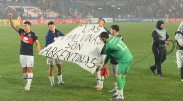 Tigre podría ser sancionado por la exhibición de la bandera sobre Malvinas