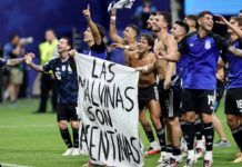 Galmarini propone declarar ciudadanos ilustres a los jugadores de la Selección y destaca que “le mostraron al mundo que no renunciamos a Malvinas”