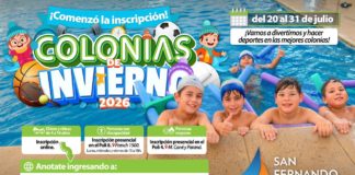 San Fernando inició la inscripción a sus Colonias de Invierno 2026