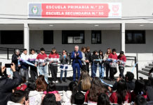 En Rincón de Milberg, Julio Zamora inauguró la ampliación y renovación de la EES N°50 y la EP N°27
