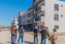 Juan Andreotti anunció el próximo sorteo de 46 viviendas y recorrió el avance de las obras