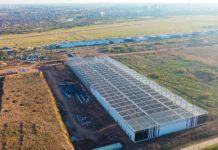 Juan Andreotti visitó el notable avance del Parque Industrial de San Fernando