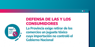 La Provincia exige retirar de los comercios un juguete tóxico