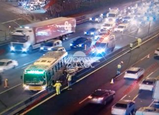Choque múltiple en Panamericana: seis autos involucrados y cinco heridos