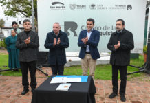 Julio Zamora firmó el convenio “Camino de la Reconquista” junto a los municipios de San Martín, San Isidro y Vicente López