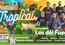 El domingo en San Fernando tocarán “Los del fuego” y más artistas, en un Festival Tropical familiar y gratuito