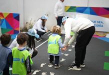 Se inauguró en el Jardín n°8 de Vicente López el primer patio adaptado Joy of moving