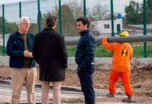 Avanzan las obras del nuevo parque público de Boulogne Teniente Estévez