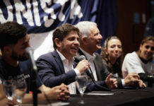 Kicillof participó de la renovación de autoridades de la Juventud Universitaria Peronista de La Plata