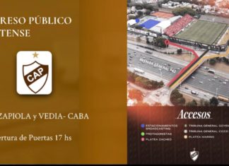 Copa Libertadores: operativo de seguridad para Platense – Fluminense (Bra).