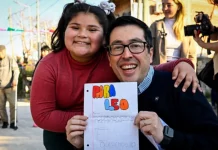 Nardini inauguró una nueva obra de pavimentación y reafirmó el modelo de gestión de Malvinas