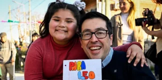 Nardini inauguró una nueva obra de pavimentación y reafirmó el modelo de gestión de Malvinas