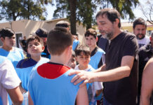 Fernando Moreira inauguró el nuevo espacio multideportivo del Parque José Hernández