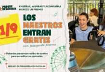 Día del maestro en Parque de la Costa, el 11 de septiembre los maestros ¡entran gratis al parque!