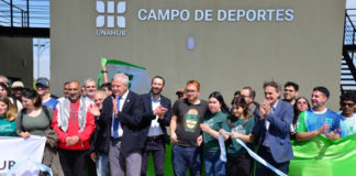 Katopodis inauguró el nuevo Campo de Deportes de la UNAHUR