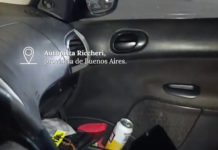 Tomaba cerveza al volante por la Riccheri y el control le dio 2,56 g/l
