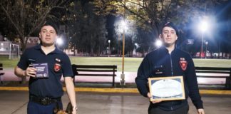Los Bomberos de la Ciudad participaron de una evaluación cinotécnica en Santiago del Estero