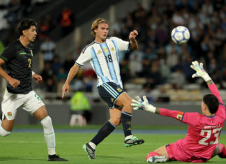 Sin Messi, la Selección argentina goleó 4-0 a Bolivia en un amistoso internacional