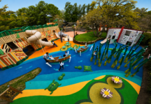 Temaikèn inauguró la plaza de juegos más grande del país, inspirada en la selva misionera