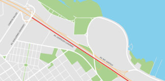 Corte total en Av. Lugones por obras del Anillo La Pampa
