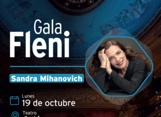 Sandra Mihanovich acompañará a Fleni en una nueva Gala Solidaria en el Teatro Colón
